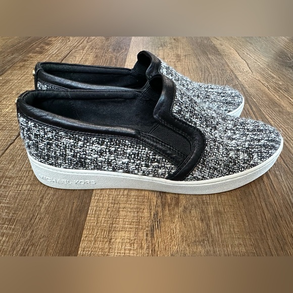 Michael Kors Tweed Slip-On Sneakers - Picture 1 of 5